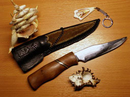 Нож племяннику, в память о первом опыте ковки